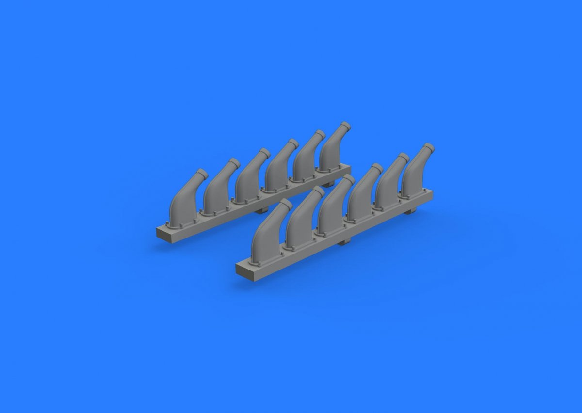 Eduard 632118 P-51D exhaust stacks REVELL 1/32 – image 2