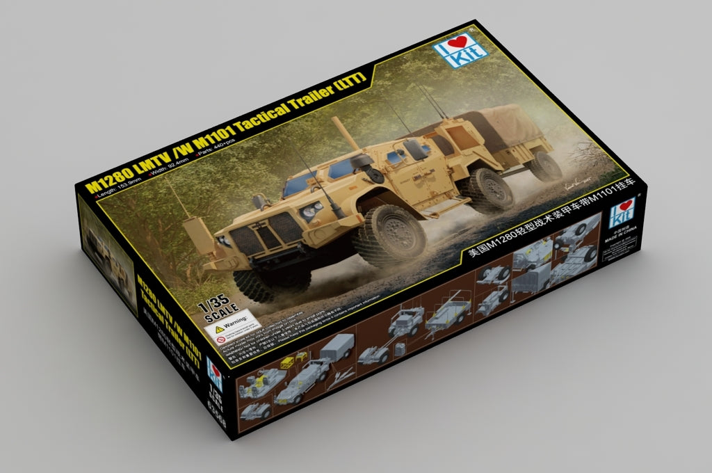 I Love Kit 63568 M1280 LMTV /W M1101 Tactical Trailer (LTT) 1/35 – zdjęcie 2