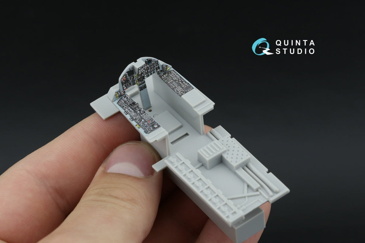 Quinta Studio QDS-48597 F-15A/F-15C Early/F-15J Early 3D-Printed &amp;amp; coloured Interior on decal paper (Hasegawa) (Small version) 1/48 – zdjęcie 8
