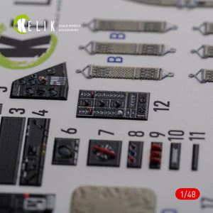 KELIK K48087 TBF-1C interior 3D decals for Academy kit 1/48 – image 3