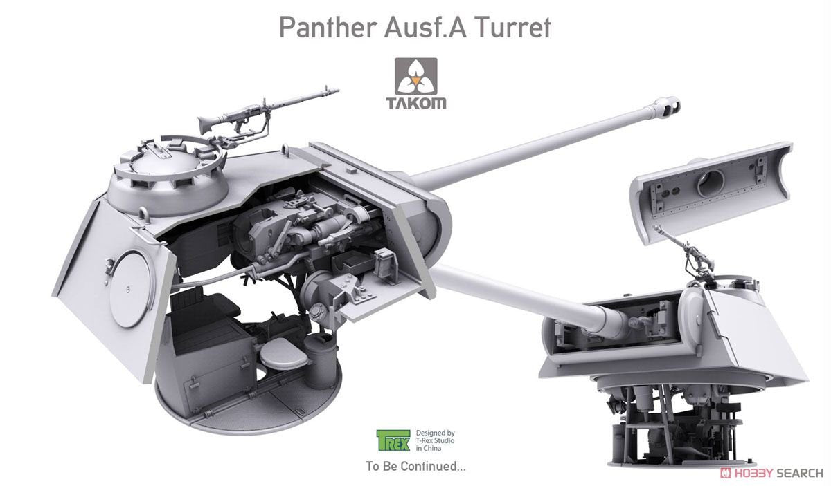 Takom 2098 Panther Ausf. A mid-early prod. (full interior) 1/35 – zdjęcie 2