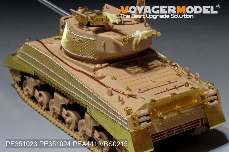 Voyager Model PE351023 WWII US M4A3 (76) w Mid Tank Basic For MENG TS-043 1/35 – zdjęcie 13