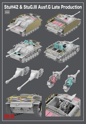 Rye Field Model 5086 StuH42 &amp;amp; StuG.III Ausf.G Late Production 1/35 – zdjęcie 2