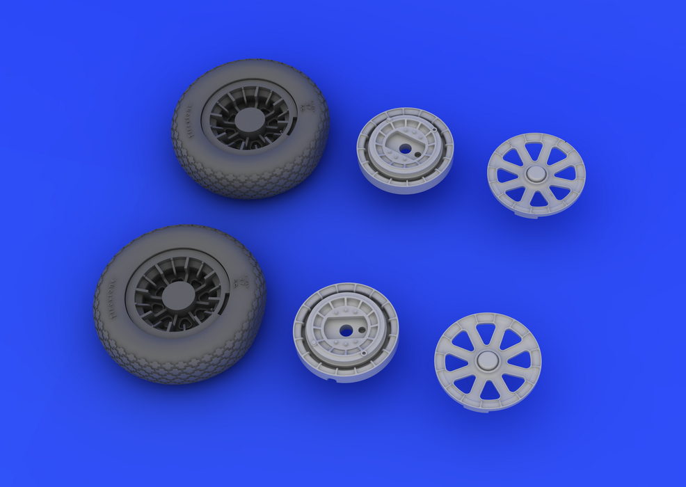Eduard 632019 F4U-1 wheels 1/32 (Tamiya) – zdjęcie 4