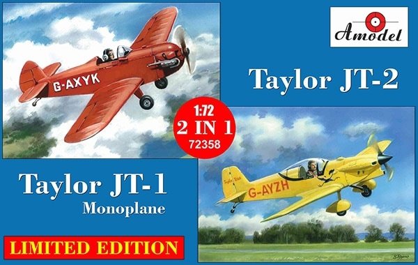 Amodel 72358 Taylor JT-1 Monoplane &amp;amp; Taylor JT-2 1/72