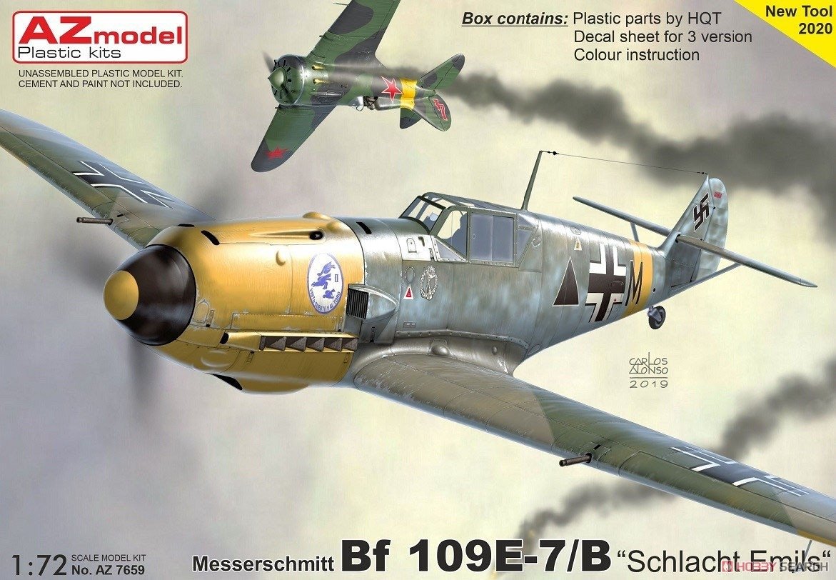AZ Model AZ7659 Messerschmitt Bf.109E-7 1/72