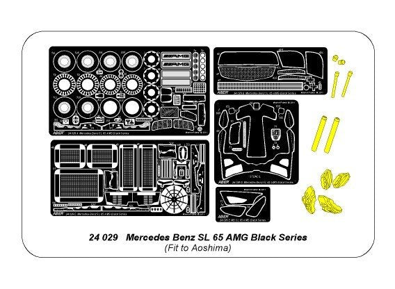 Aber 24029 MercedesBenz SL 65 AMG Black Series 1/24 – zdjęcie 5