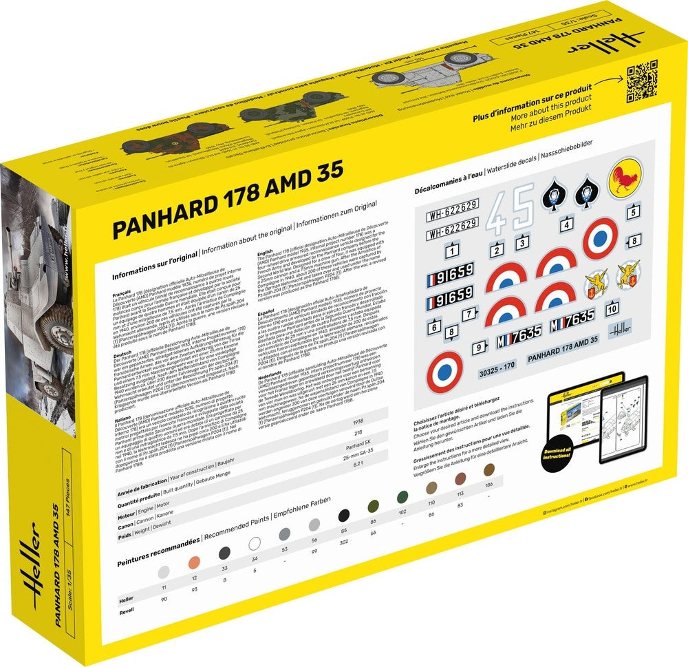 Heller 35325 Panhard 178 Starter Kit 1/35 – zdjęcie 4