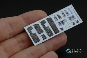Quinta Studio QD48213 F-15B 3D-Printed &amp;amp; colored Interior on decal paper (GWH) 1/48 – image 12