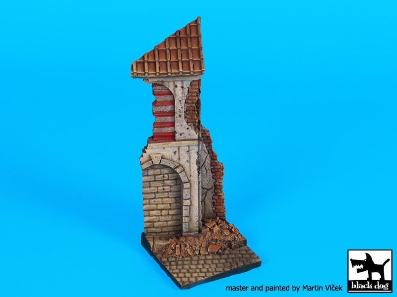 Black Dog D35101 House corner N°5 base 1/35 – zdjęcie 5