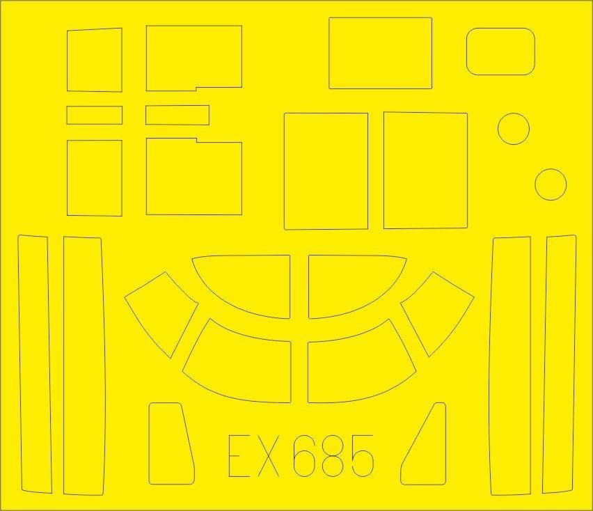 Eduard EX685 A-26B ICM 1/48