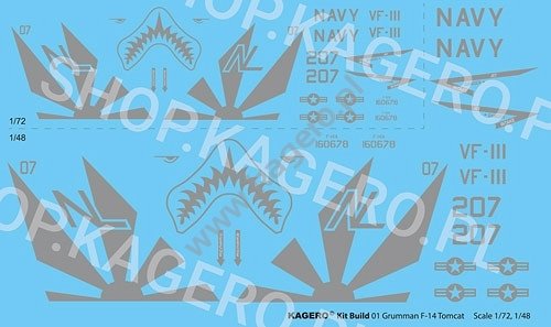 Kagero 41001 Grumman F-14 TOMCAT EN/PL – zdjęcie 2