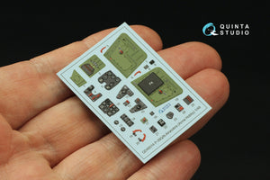 Quinta Studio QD48514 P-39Q/N Airacobra 3D-Printed coloured Interior on decal paper (Arma Hobby) 1/48 – zdjęcie 3