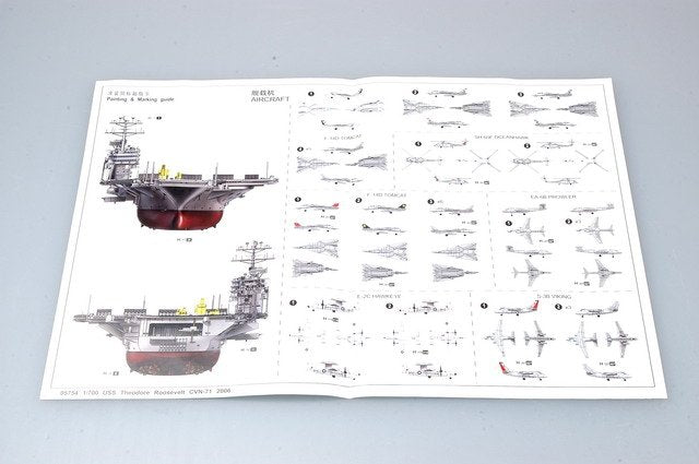 Trumpeter 05754 USS Theodore Roosevelt CVN-71 2006 1/700 – zdjęcie 3