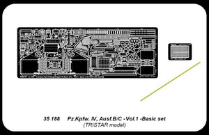 Aber 35188 German medium tank Pz.Kpfw. IV, Ausf.B/C - vol.1 - basic set 1/35 – zdjęcie 5