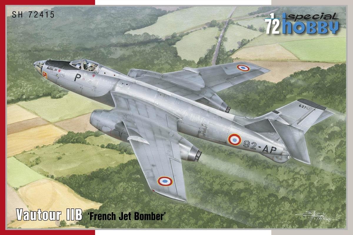 Special Hobby 72415 Vautour IIB &amp;#39;Bombardier à réaction français&amp;#39; 1/72