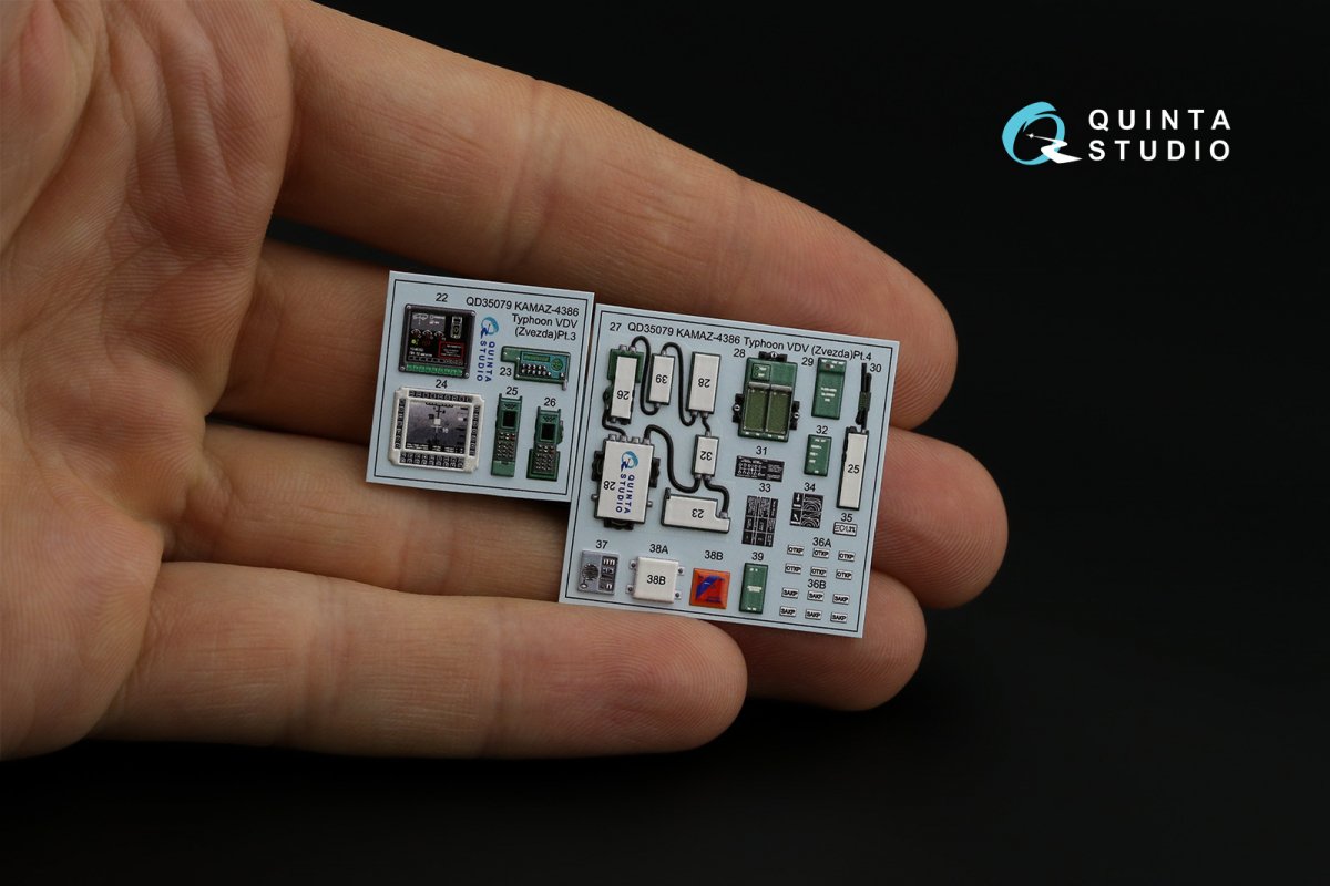 Quinta Studio QD35079 K-4386 Typhoon VDV 3D-Printed &amp;amp; coloured Interior on decal paper (Zvezda) 1/35 – zdjęcie 12