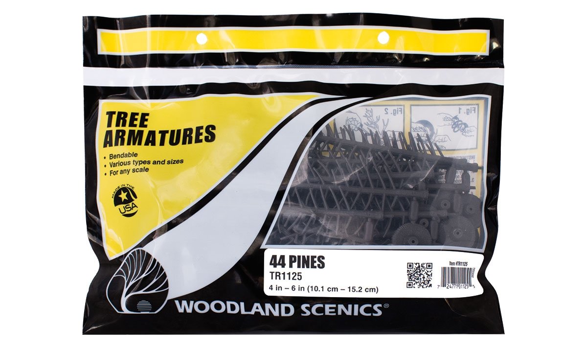 Woodland Scenic WTR1125 Pnie drzew 10-15cm - 44 szt. – zdjęcie 2