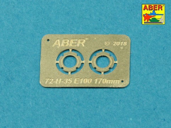 Aber 72L-67 170 mm A/T gun barrel for German Jagdpanzer E-100 1/72 – image 3