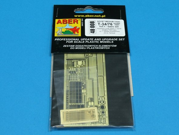Aber 48008 Russian medium tank T-34/76 1941 model - vol.1 - basic set 1/48 – zdjęcie 3
