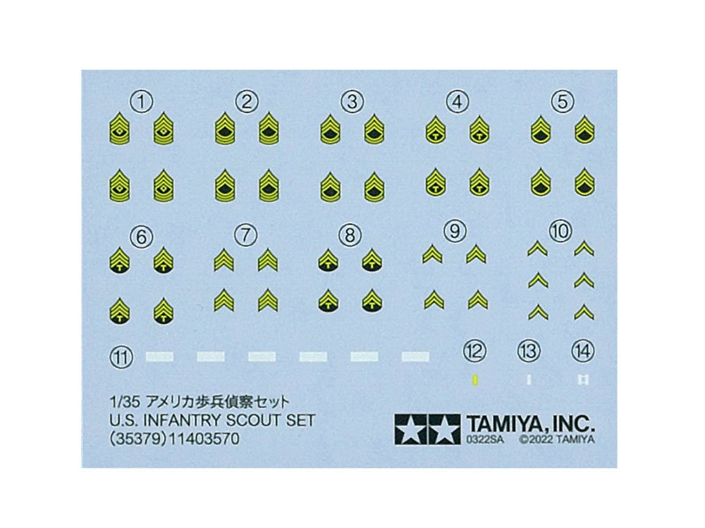 Tamiya 35379 US Infantry Scout Set 1/35 – image 7