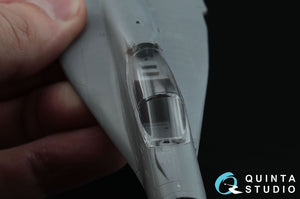 Quinta Studio QC72002 MiG-29 vacuformed clear canopy 2 pcs (for 7278, 7309 Zvezda kit) 1/72 – Bild 2