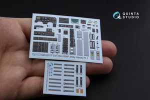 Quinta Studio QD32077 OV-10A (USAF version) 3D-Printed &amp;amp; colored Interior on decal paper (for KittyHawk kit) 1/32 – image 2