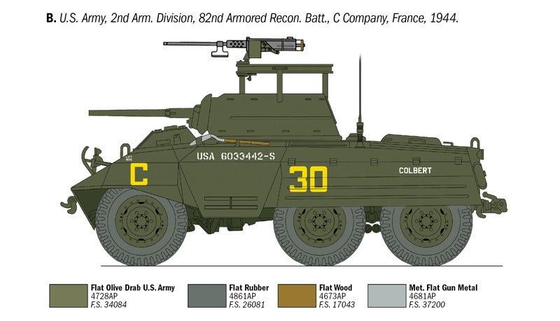 Italeri 6364 M8 Greyhound 1/35 – zdjęcie 4