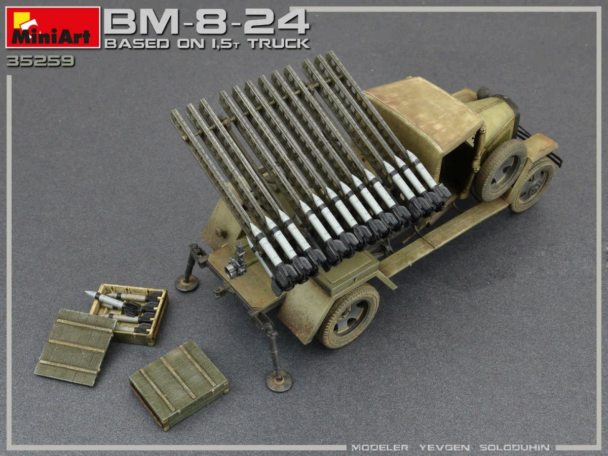 MiniArt 35259 Soviet Rocket Launcher BM-8-24 1/35 – zdjęcie 8