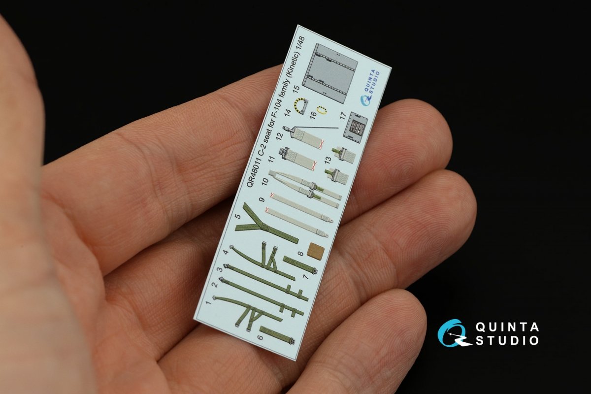 Quinta Studio QR48011 C-2 seat for F-104 family ( Kinetic ) 1/48 – zdjęcie 7