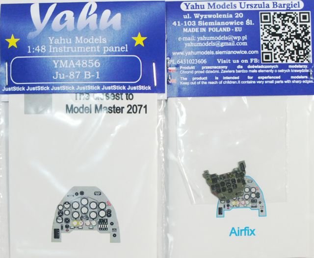 Yahu YMA4856 Ju-87 B-1 (Airfix) 1/48