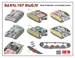 Rye Field Model 5060 Sd.Kfz.167 StuG.IV Early Production w/workable track links 1/35 – image 2