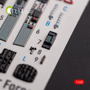 KELIK K48102 Mig-29AS - interior 3D decals for Academy kit 1/48 – zdjęcie 4