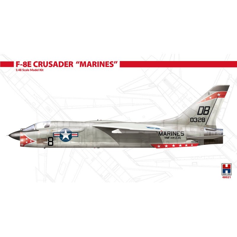 Hobby 2000 48021 F-8E Crusader "Marines" 1/48