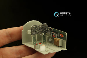 Quinta Studio QD32148 P-47D Thunderbolt Bubbletop Early 3D-Printed &amp;amp; coloured Interior on decal paper (Trumpeter) 1/32 – zdjęcie 7