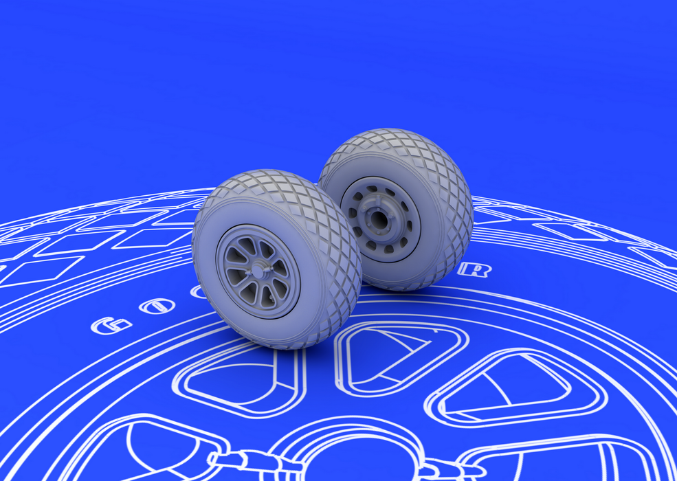 Roues Eduard 672016 P-51 1/72 (TAMIYA) – image 2