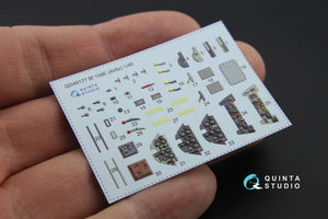 Quinta Studio QD48177 Bf 109E 3D-Printed &amp;amp; coloured Interior on decal paper (for Airfix kit) 1/48 – zdjęcie 8