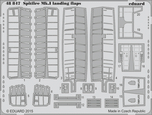 Eduard 48847 Spitfire Mk. I landing flaps 1/48 Airfix