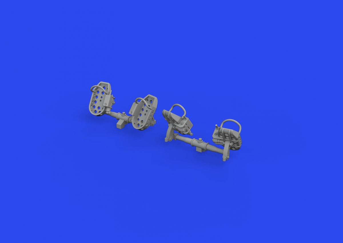 Eduard 632193 Bf 109E rudder pedals late PRINT 1/32 – image 3