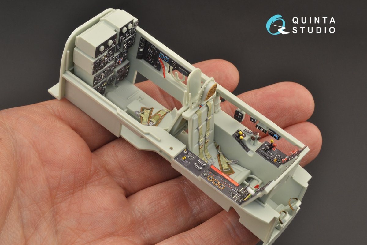 Quinta Studio QD32093 He 219 3D-Printed &amp;amp; coloured Interior on decal paper ( Revell ) 1/32 – zdjęcie 4