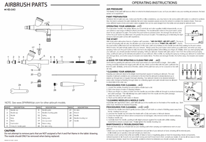 Sparmax HB-040SS Airbrush Star Silver - Nozzle 0.4 mm – zdjęcie 2