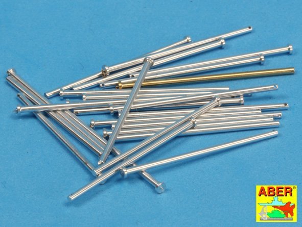 Aber 16068A Panzer IV track link pins x 25 pcs. 1/16