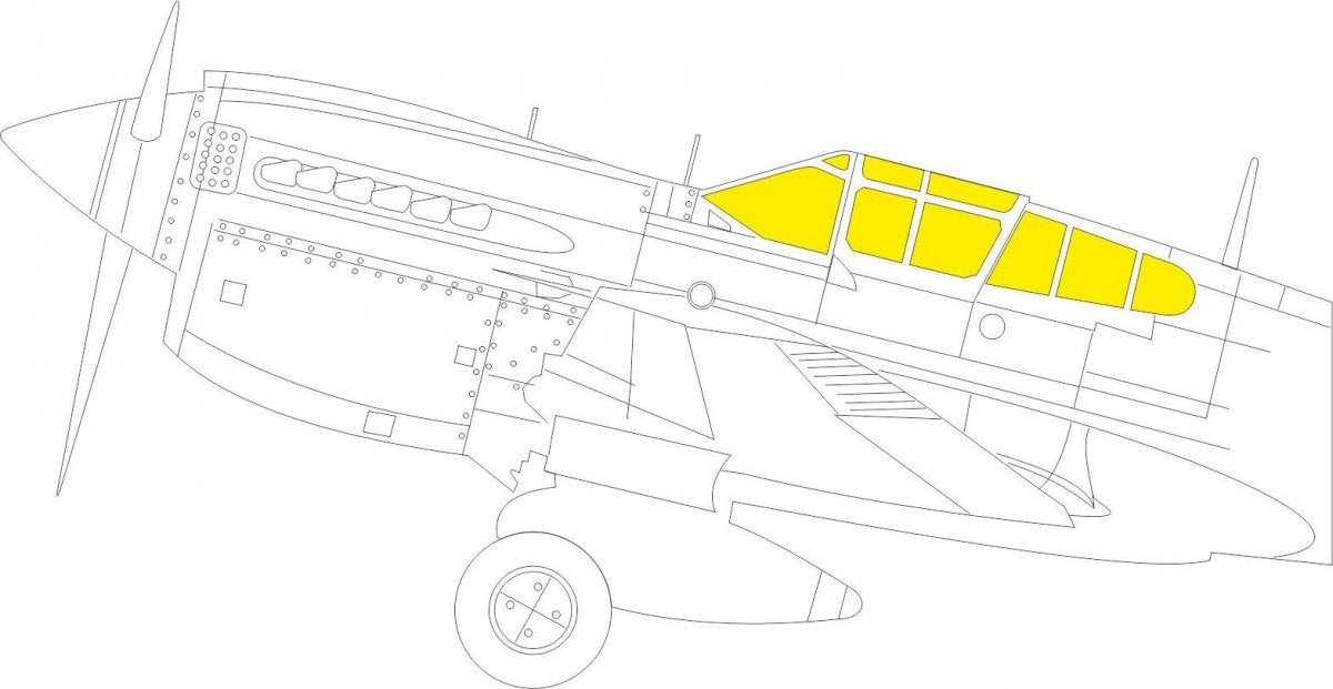 Eduard JX276 P-40M TFace TRUMPETER 1/32