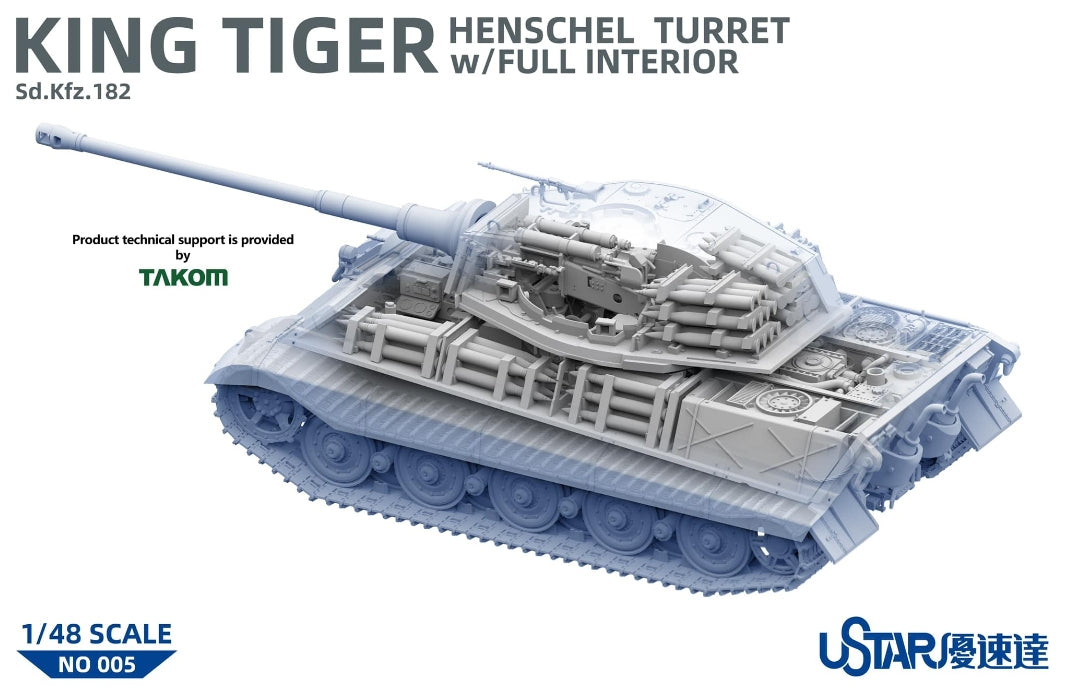 Suyata NO-005 King Tiger Henschel Turret With Full Interior 1/48 – zdjęcie 3
