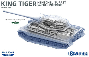 Suyata NO-005 King Tiger Henschel Turret With Full Interior 1/48 – zdjęcie 3