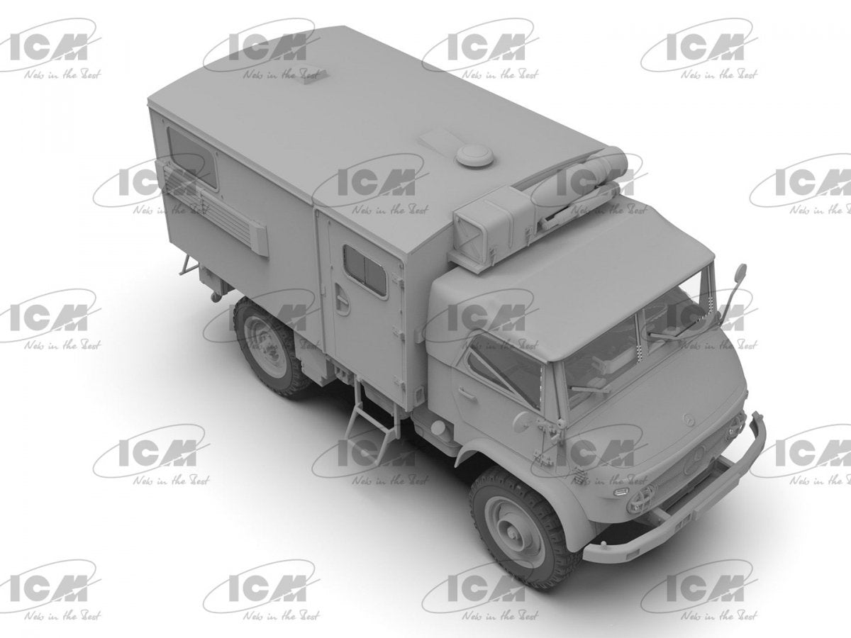 ICM 35136 Unimog 404 S “Koffer” German military truck 1/35 – zdjęcie 4