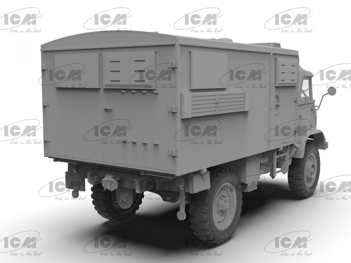 ICM 35136 Unimog 404 S “Koffer” German military truck 1/35 – zdjęcie 3