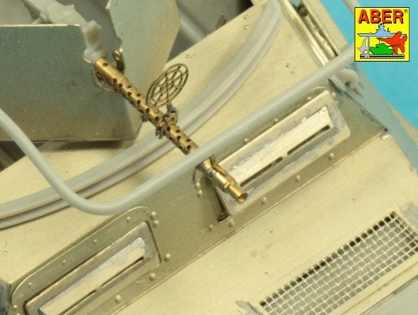 Aber 35L-169 Lufa do niemieckiego karabinu MG34 z pancerną osłoną 1/35 – imagen 8
