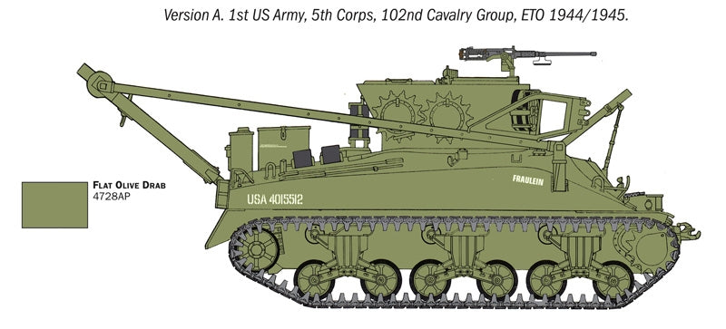 Italeri 6547 M32 Recovery Vehicle 1/35 – zdjęcie 4