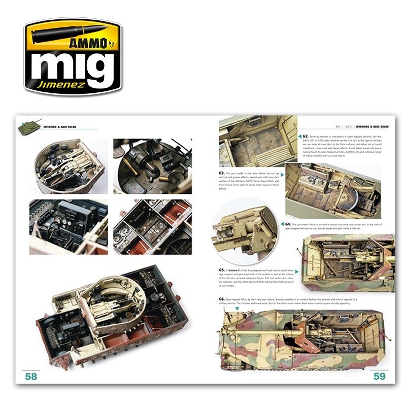 AMMO of Mig Jimenez 6151 ENCYCLOPEDIA OF ARMOR MODELLING TECHNIQUES VOL. 2 – INTERIORS &amp;amp; BASE COLOR (English) – image 4